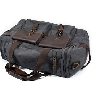 Travel Bag Weekender Duffel Bag for Men Canvas Duffel Bag - Etsy
