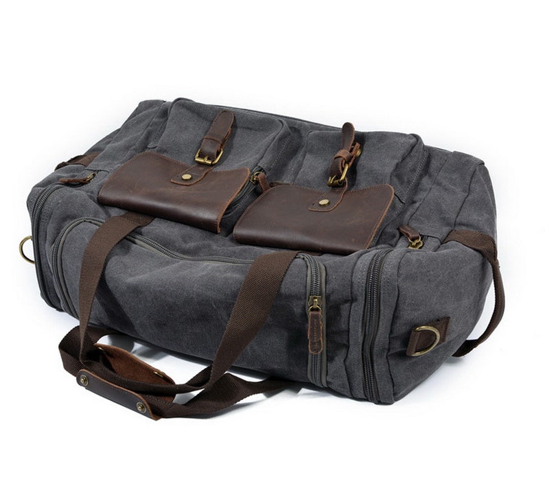 Travel Bag Weekender Duffel Bag for Men Canvas Duffel Bag - Etsy Australia
