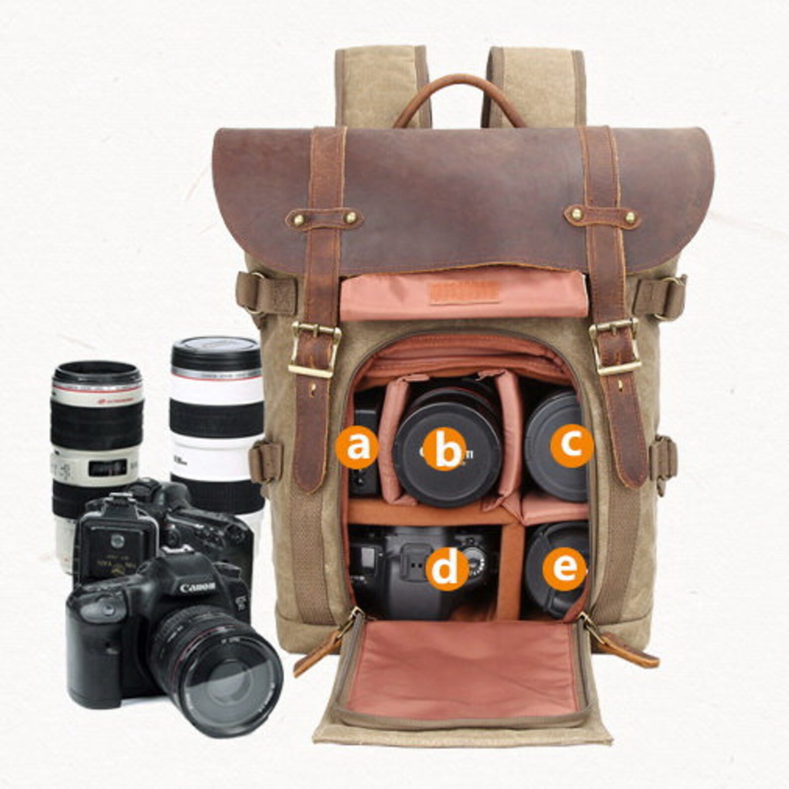 Mens Leather Backpack, Camera Bag, Minimalist Backpack, Laptop Backpack