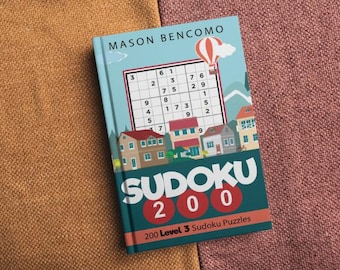 Sudokus de nivel medio para principiantes avanzados: Sudoku imprimible en PDF / 200 juegos para desarrollar habilidades mentales (Libro 3)