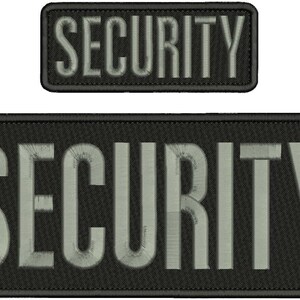 Velcro security patch for vest sale