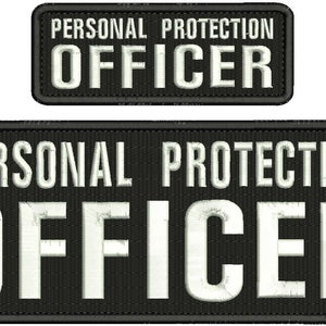 Patch Tattico Ricamato Security Enforcement Officer – Formato Grande 25x10 Cm – Con Attacco A Strappo (hook) Per Divisa E Equipaggiamento