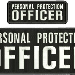 Patch Tattico Ricamato Security Enforcement Officer – Formato Grande 25x10 Cm – Con Attacco A Strappo (hook) Per Divisa E Equipaggiamento