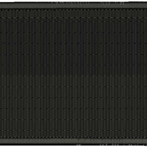 Écusson à broder vierge 6 x 4 pouces avec crochet noir