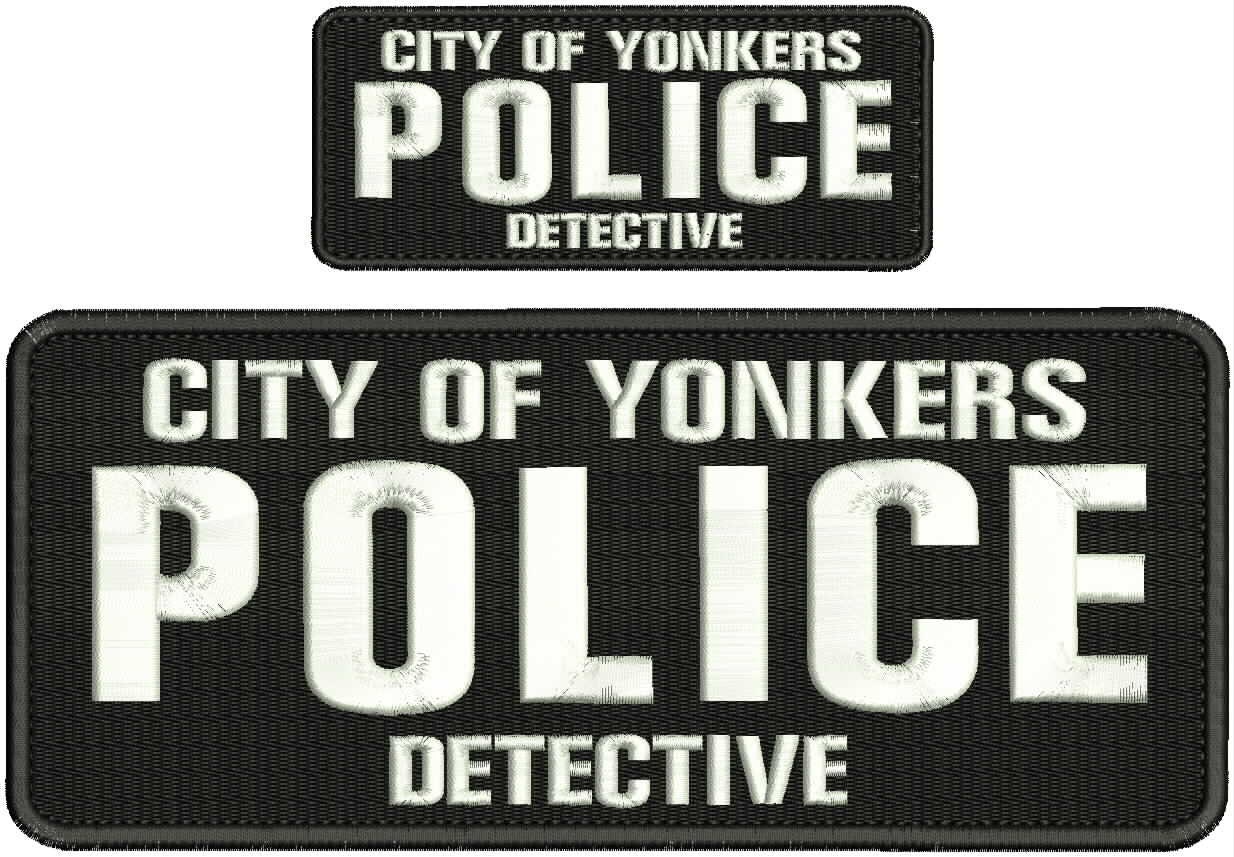 Police Crime Scene Unit embroidery patches 4x10 and 2x5 hook white Police Crime Scene Unit embroidery patches 4x10 and 2x5 hook white