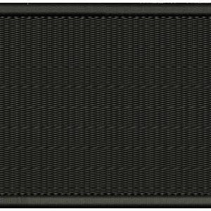 May include: A black rectangular patch with a textured surface.