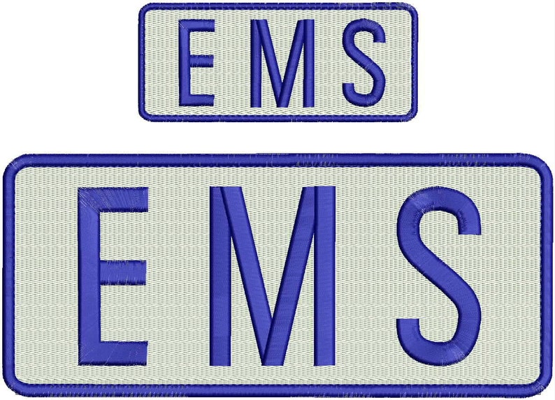 MEDIC Embroidery Patches 3x10 and 2x4 hook black and gold