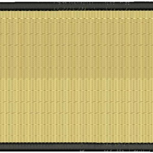 May include: A blank beige patch with a black border. The patch is made of a woven fabric with a subtle texture.