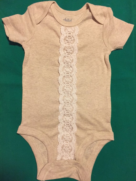 lace onesie baby