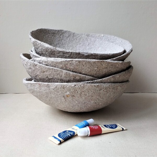 Paper Mache Bowls Etsy UK