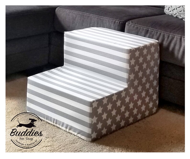 Pet Stairs For Couch Or Bed Indoor Soft Dog Steps Little Etsy