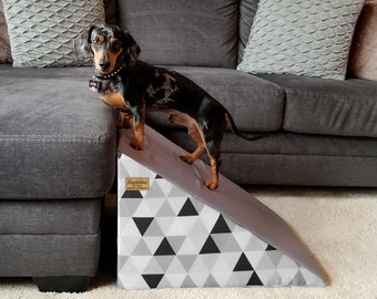 Dog Ramp for Couch or Bed - Indoor Soft Dog Ramp - Little Dog Ramp Ideal for Puppy, Adult, or Senior dogs - Portable Pet Ramps for Dogs