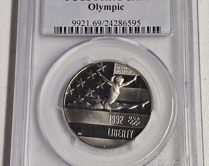 1992 S Olympic Proof Half Dollar PCGS pr69dcam