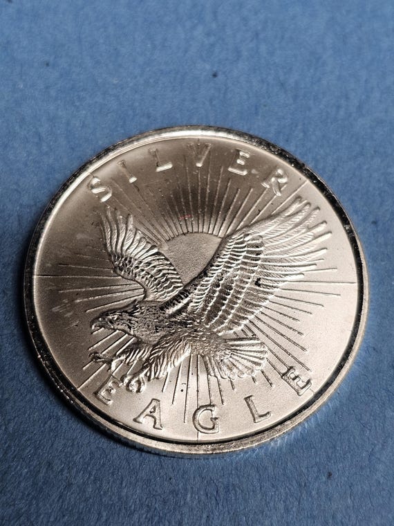 Sunshine minting 1/2 oz silver eagle .999 fine silver