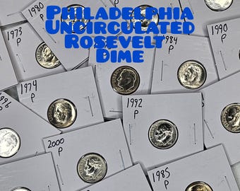Uncirculated Philadelphia Roosevelt Dime Pick Your Date