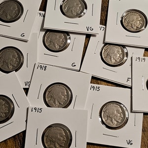 Buffalo Nickel 1913-1919 Pick Your Date And Grade