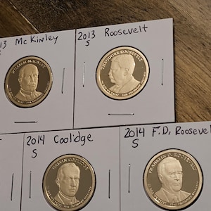 Proof Presidential Uncirculated One Dollar Coin 2007-2020 Pick Your President image 5