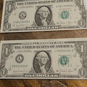Uncirculated 1981 Series One Dollar Green Seal Note