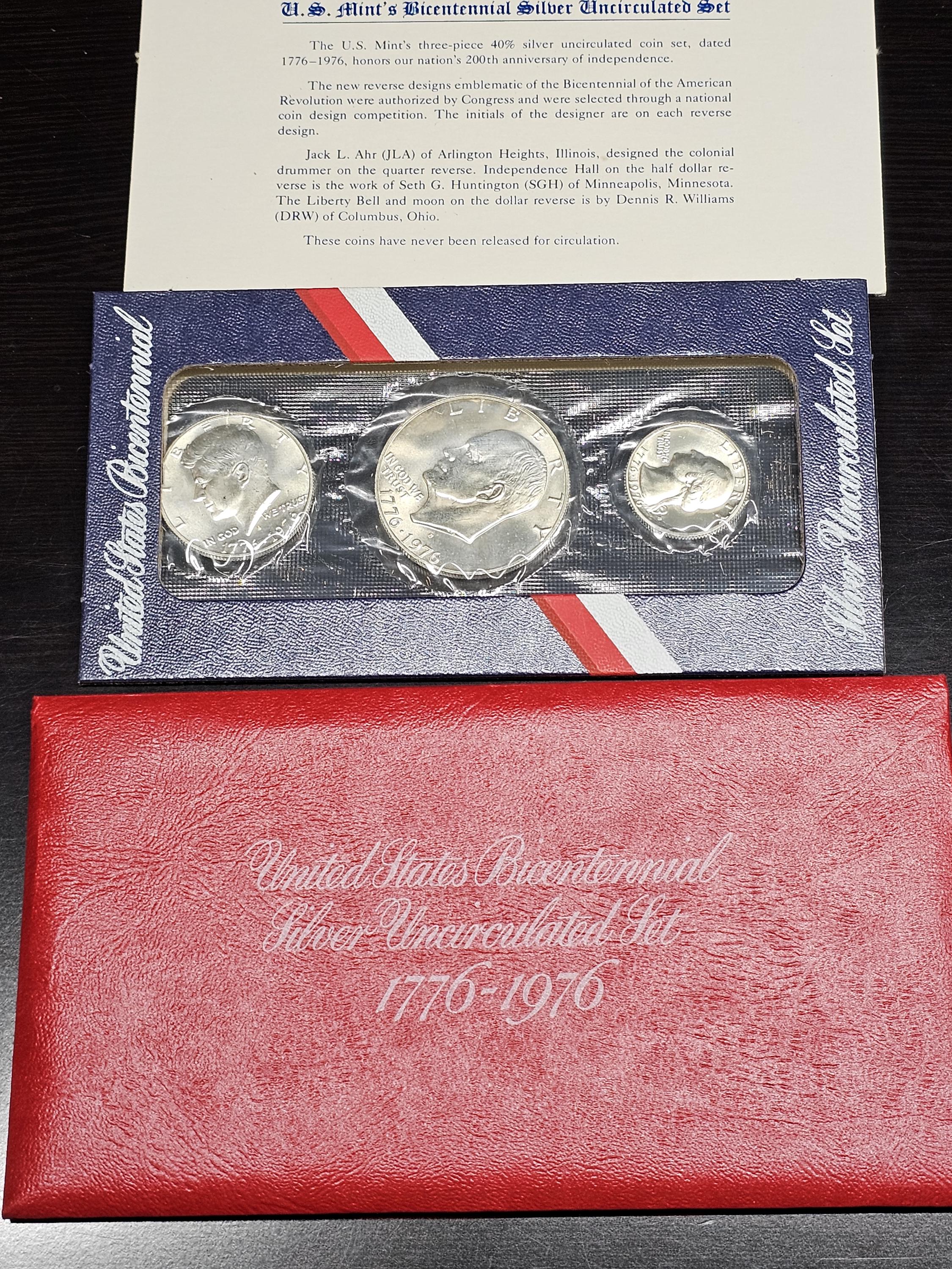 1976 Bicentennial Coin Set - Etsy