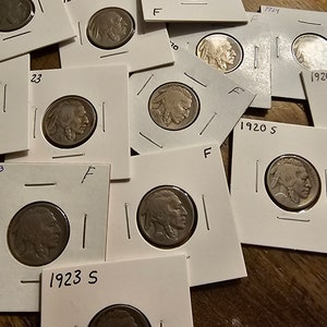 Buffalo Nickel 1920-1927 Pick Your Date And Grade image 1