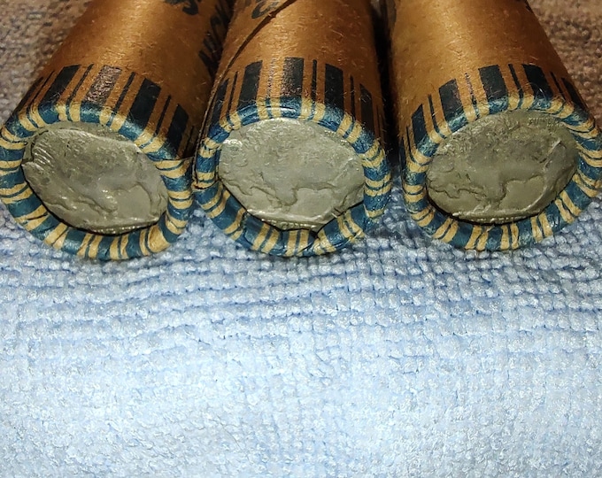 40 unsearched Mixed Buffalo Nickels in a sealed bank roll