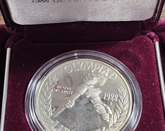 1988 S Silver Commemorative Proof Seoul Olympiad