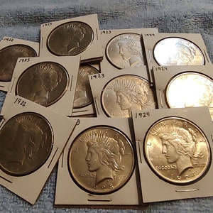 Silver Peace Dollar 1921-1935 Pick your Date And Grade