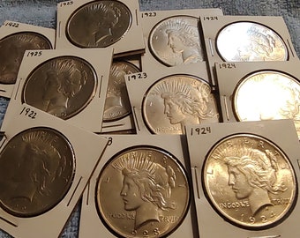 Silver Peace Dollar 1921-1935 Pick your Date And Grade