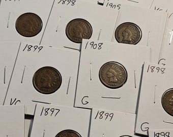 Centesimo Indian Head 1893-1909 Scegli la data e il grado
