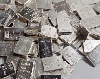 One 1 Gram .999 Silver Valcambi Suisse Bar Premium Silver