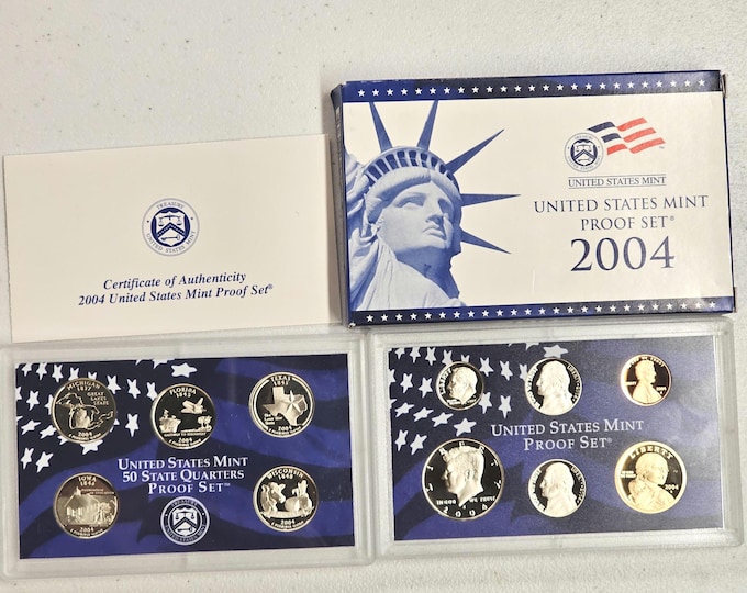 2004 S Proof Set 11 coins Included Original Mint Packaging
