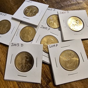 Uncirculated Sacagawea and Native American one Dollar coin 2000 - 2023 pick your Date and Mint