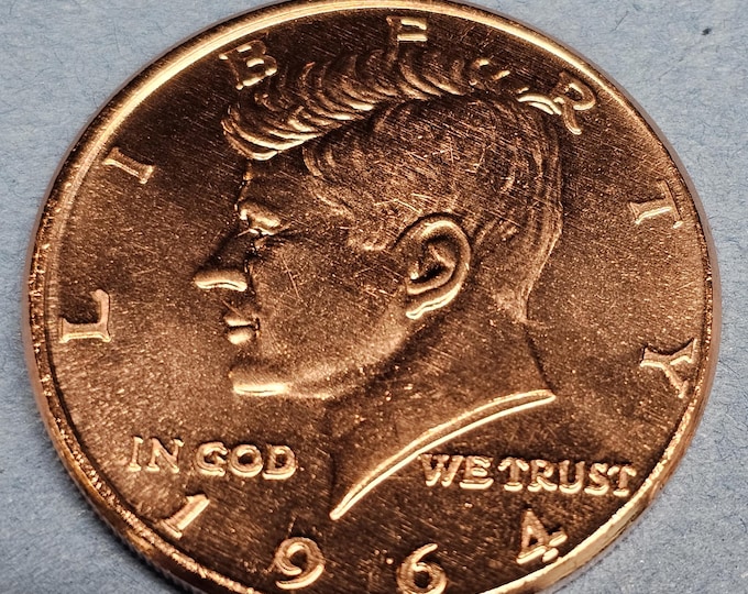 KENNEDY Half Dollar 1 OZ Copper Round .999 fine copper art bullion Round