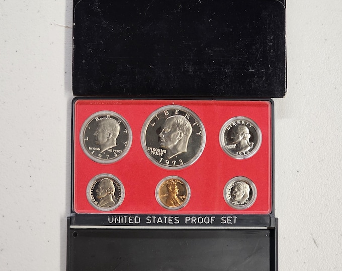 1973 S Proof Set 6 coins Included Original Mint Packaging