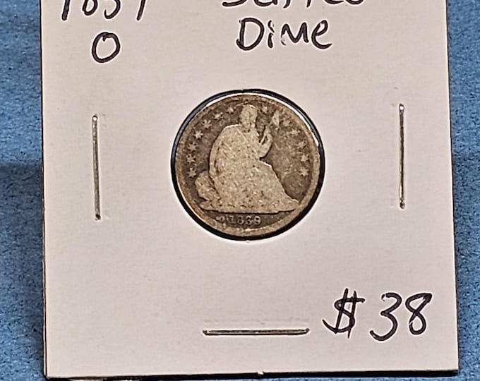 1839 O Silver Liberty Seated Dime