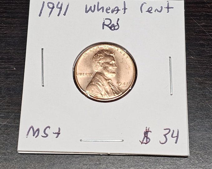 1941 mint state Lincoln Wheat Cent Penny