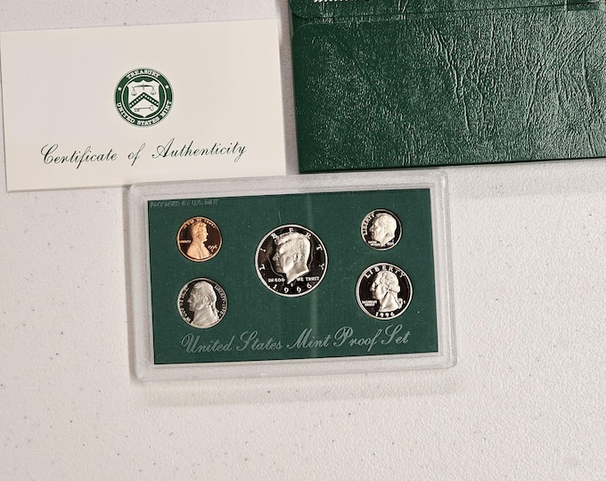 1996 S Proof Set 5 coins Included Original Mint Packaging