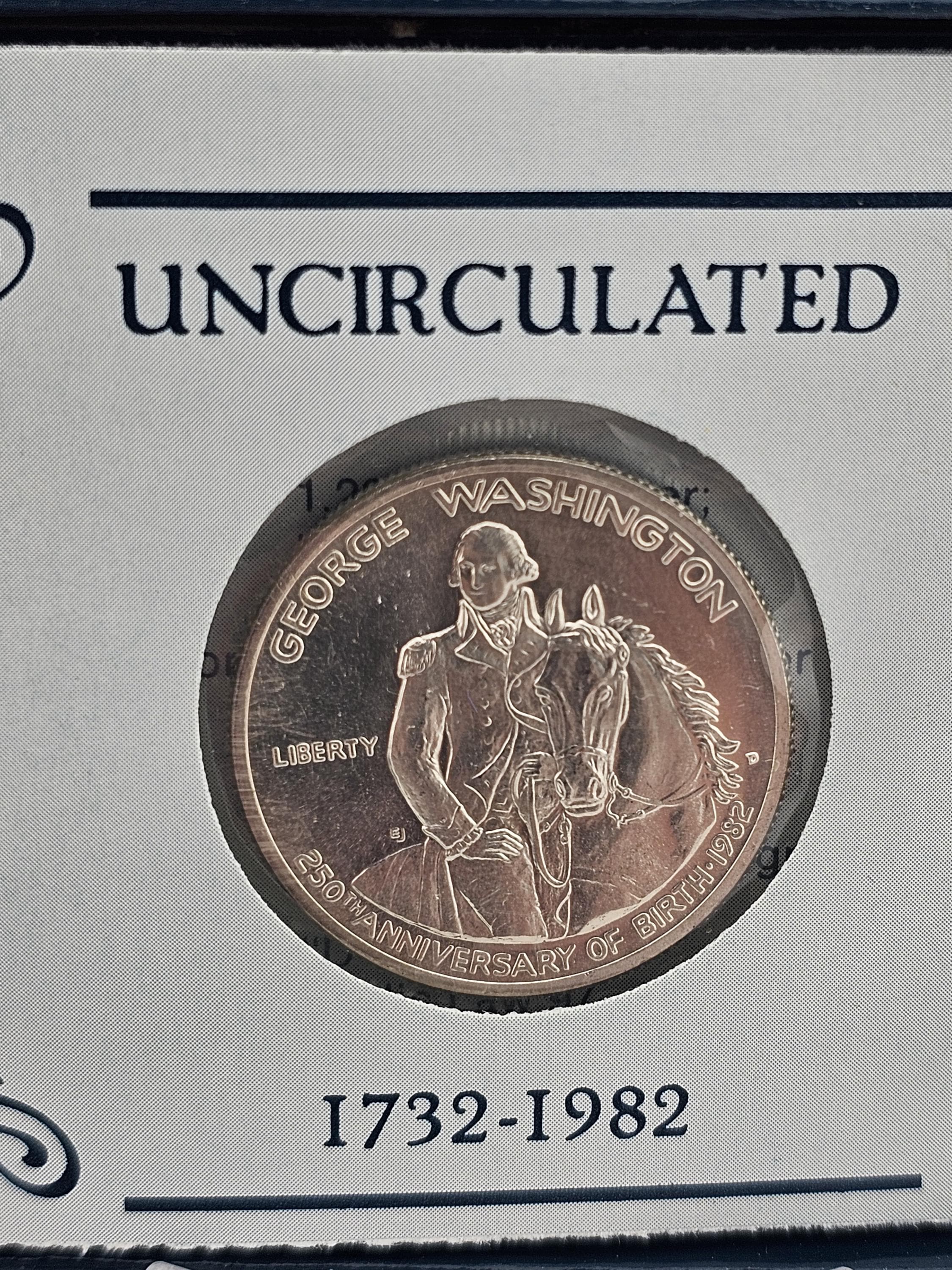 1982 George Washington Half Dollar - Etsy