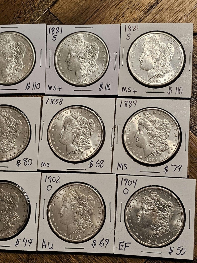 Vintage Silver Morgan Dollars 1878-1921 Pick Your Date and Grade bild 5