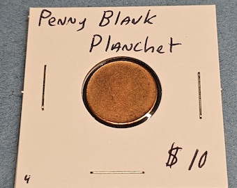 Unstruck Lincoln Penny Blank planchet
