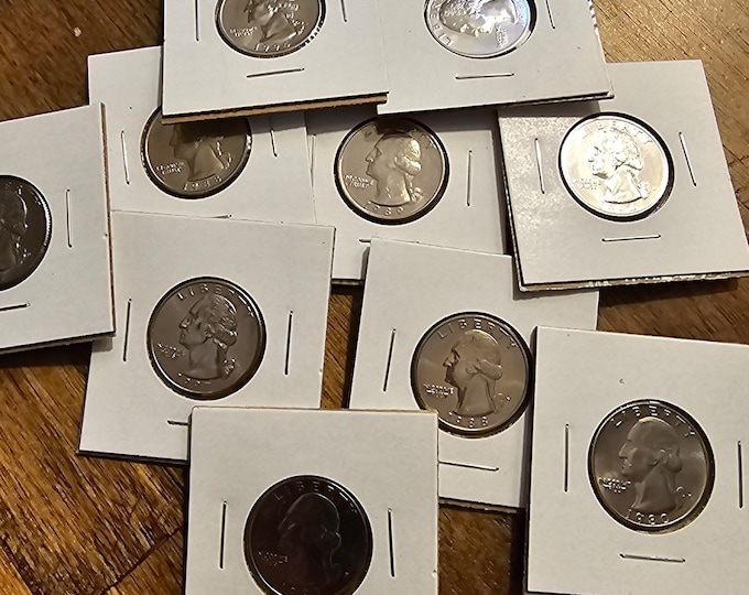 Uncirculated Washington Quarters Clad 1965-1998 Philadelphia Mint pick your Date.