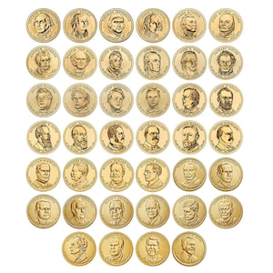 Uncirculated Presidential Dollars 2007-2020 Philadelphia Pick Your Date And President