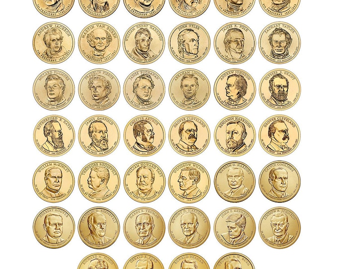 Uncirculated Philadelphia Presidential Dollars Pick Your President