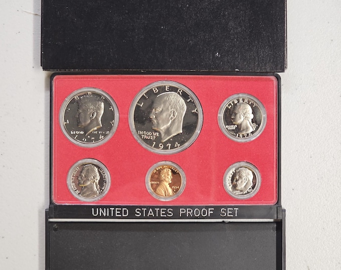 1974 S Proof Set 6 coins Included Original Mint Packaging