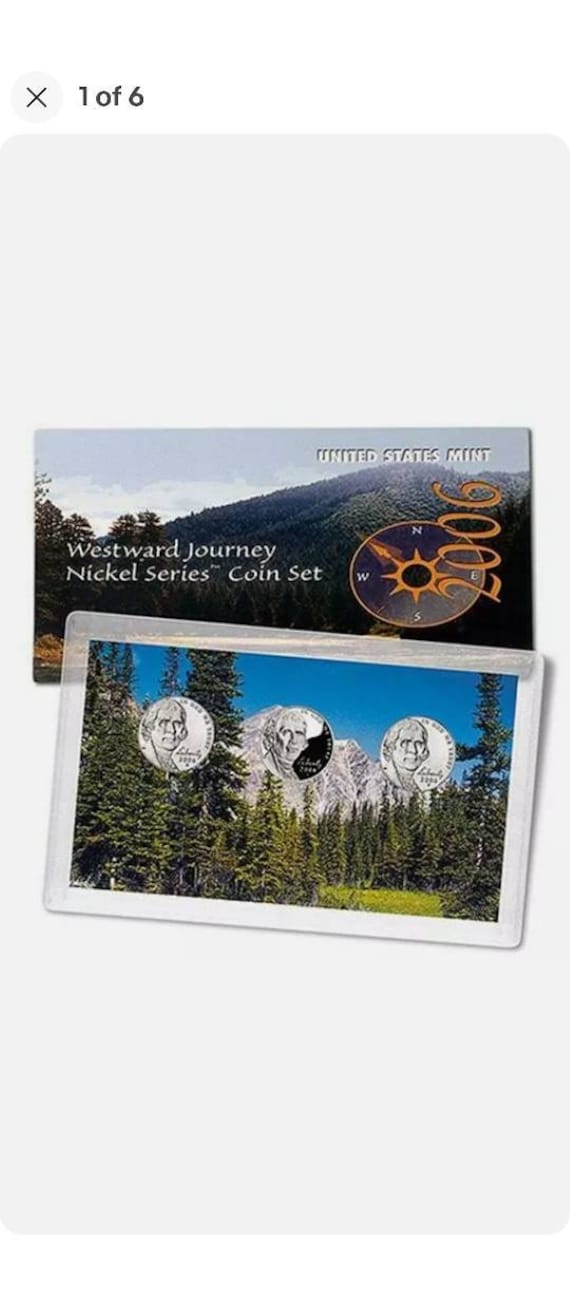 2006 westward journey nickel series coin set