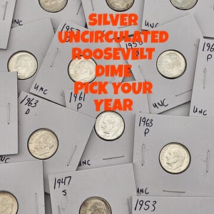 1964 Dime No Mint Mark - Etsy