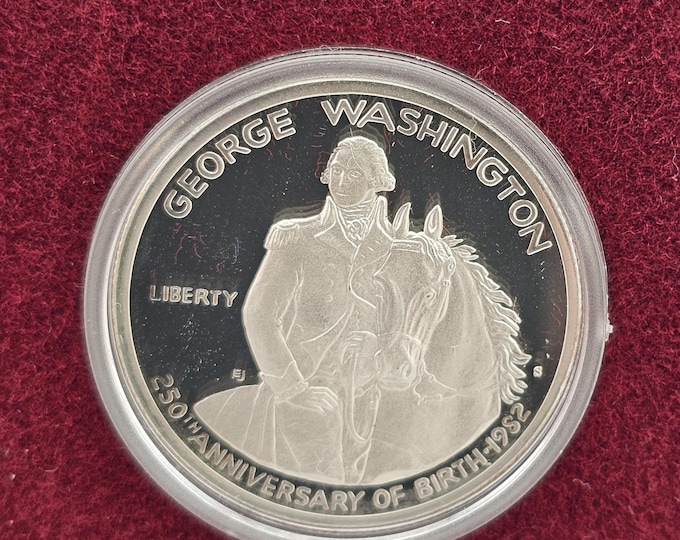 1982 S George Washington 250th anniversary silver proof commemorative