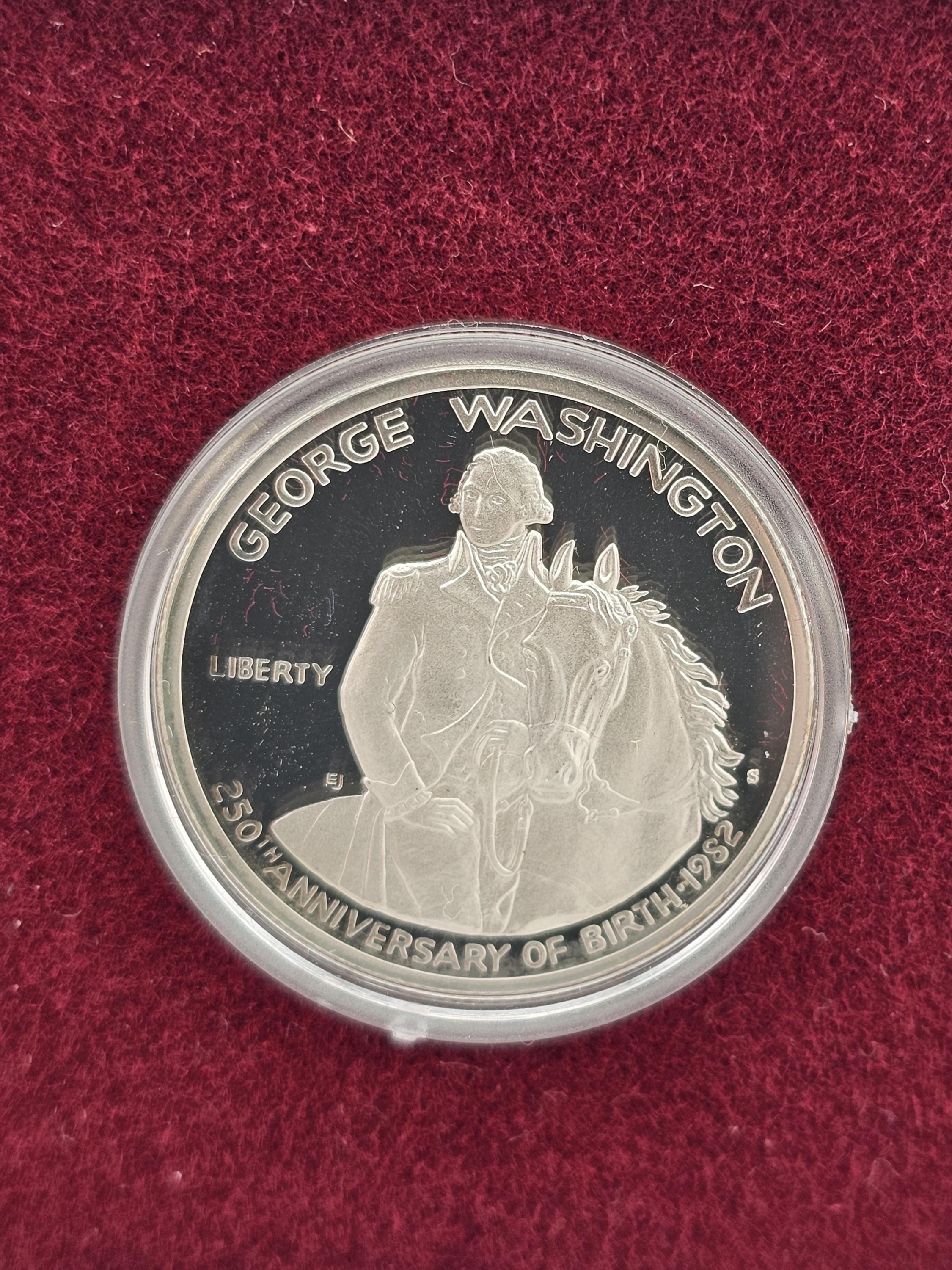 1982 George Washington Commemorative Half Dollar - Etsy