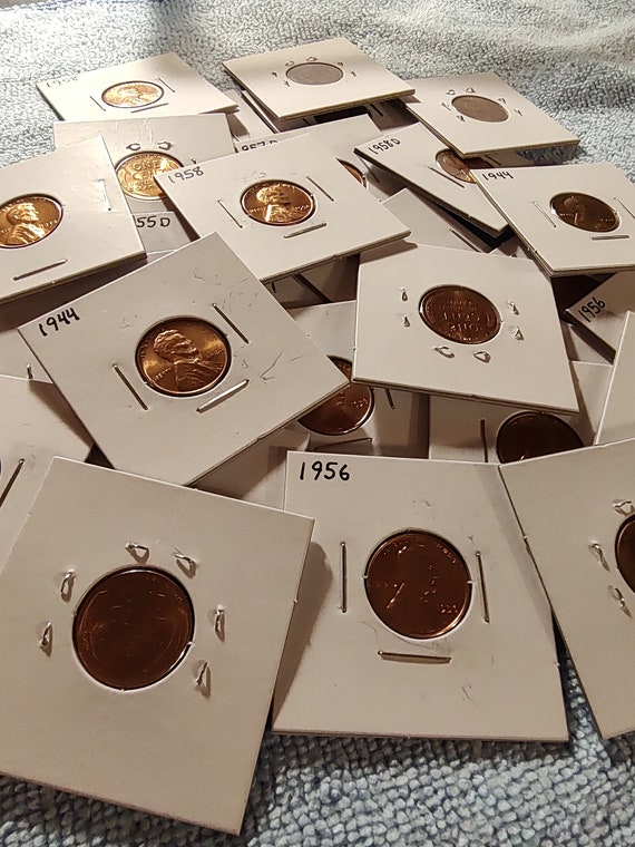 Vintage Red uncirculated Lincoln wheat Ears Reverse Cents 1909-1958 Pick your Date