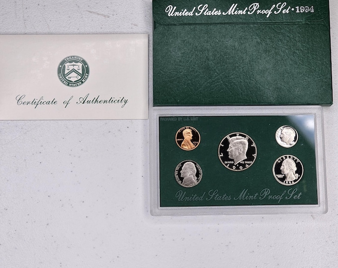 1994 S Proof Set 5 coins Included Original Mint Packaging